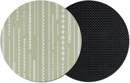 Sage Green Coasters Set of 2, Absorbent Coasters