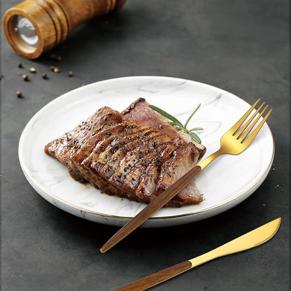 20-Piece Gold Silverware Set