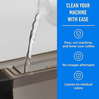 Essential Values Descaling Solution Compatible with Breville - Coffee Pot Cleaner - Descaler Specially Formulated for Breville Coffee Machines - 12 Month Supply, 2-Pack