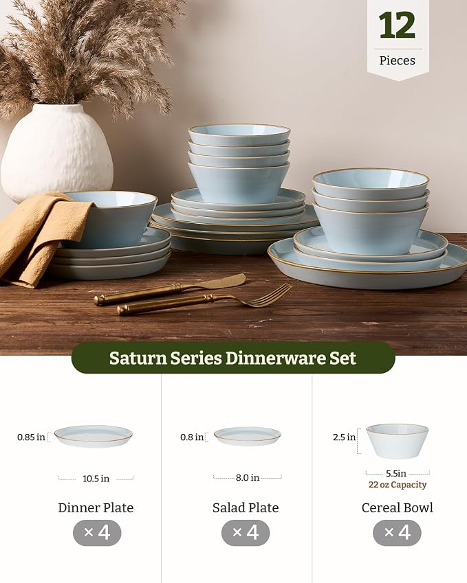 Famiware Saturn Dinnerware Sets, Ceramic Dishes