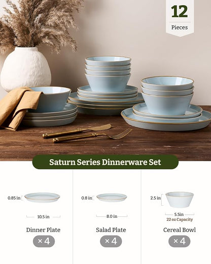 Famiware Saturn Dinnerware Sets, Ceramic Dishes