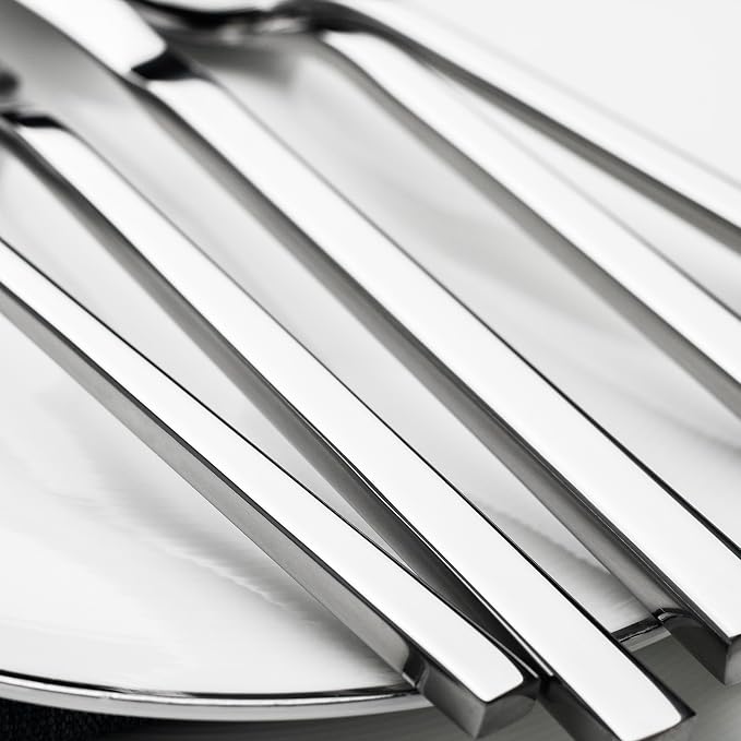 Alata Cube 20-Piece Forged Flatware Set, Service