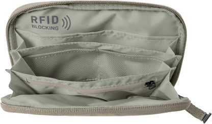 Eagle Creek Stash RFID Passport Wallet – Slim Travel Organizer with RFID Blocking – Secure Storage for Passport, Cards & Cash – Lightweight & Water-Resistant – Unisex – Storm Grey