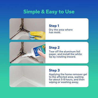 Home Remover Gel (5 Fl oz), Multifunctional Stain Remover, Washing Machine Cleaner, Refrigerator Strips, Grout Cleaner Best for Floor Tile, Home Sink, Kitchen, Showers (1 Pack)