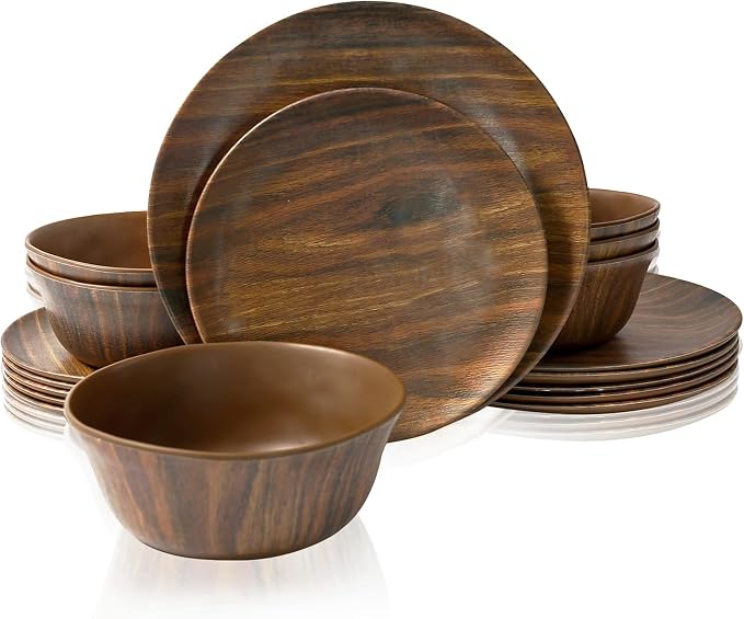 TP 18-Piece Melamine Dinnerware Sets, Service