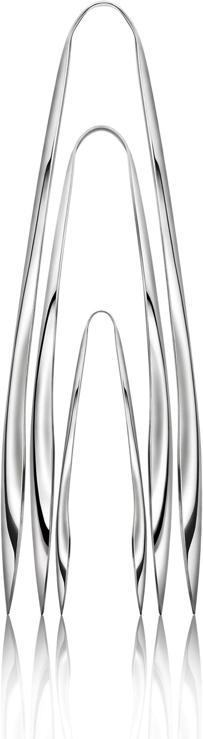 Artaste 43167 Rain 18/10 Stainless Steel Utility Tongs, Set of 3