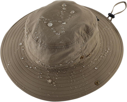 Connectyle Sun Hat for Men Women Outdoor UV Protection Safari Hat for Fishing Hiking Gardening Breathable Cowboy Hat UPF50