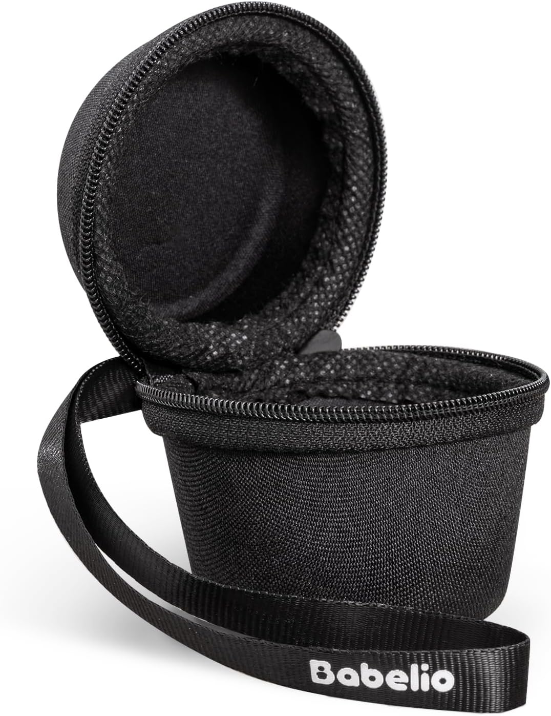 Babelio Portable Travel Case for Babelio Pocket Mini White Noise Machine, Double Stitch Zipper - Perfect for Traveling (CASE ONLY - Textile Black)