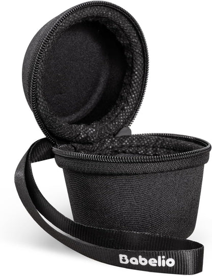 Babelio Portable Travel Case for Babelio Pocket Mini White Noise Machine, Double Stitch Zipper - Perfect for Traveling (CASE ONLY - Textile Black)