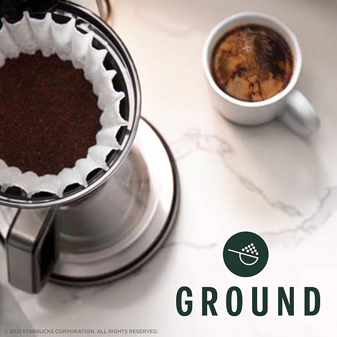 Starbucks Ground Coffee—Medium Roast Coffee—Pike Place Roast—100% Arabica—1 bag (18 oz)