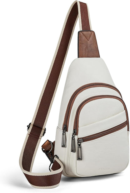 Sling Bag Crossbody Bags for Women Small Cross Body Bag Fanny Packs Chest Sling Purse for Daily Travel Leisure Sport