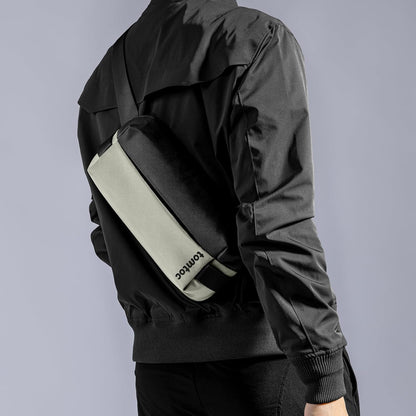 tomtoc Compact EDC Sling Bag, Minimalist Chest Shoulder Backpack Crossbody Bag for Men Women, Lightweight Carry Casual Bag