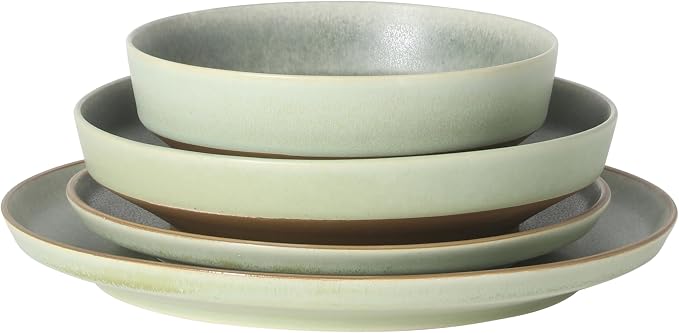 Gibson Elite Octavia Place 16 Piece Stoneware Dinnerware Set, Service