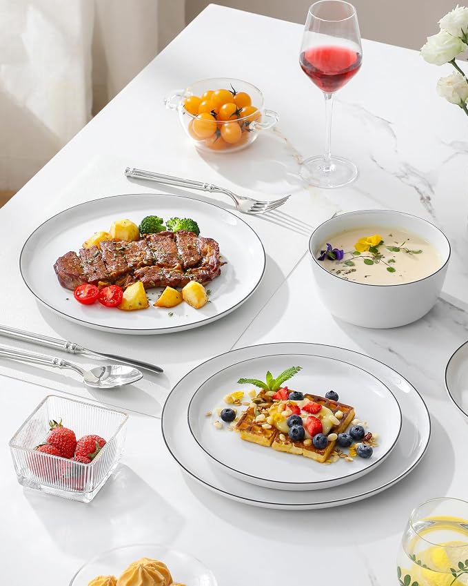 MALACASA 18-Piece Dinnerware Set