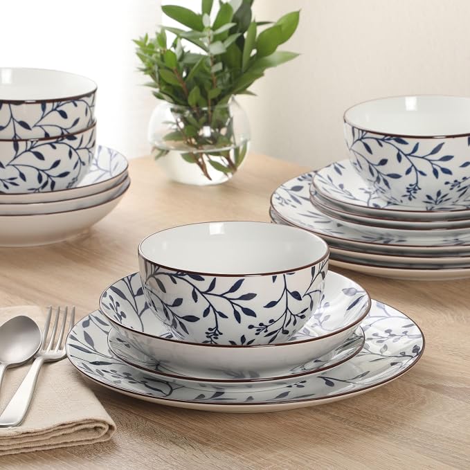 Gibson Home Palace Suite 16-Piece Dinnerware Set, Service