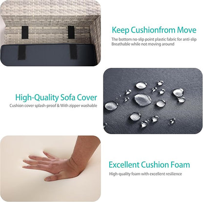 9-Piece Outdoor Patio Furniture Set