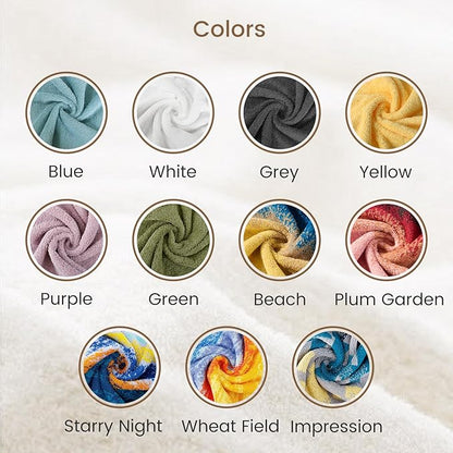 SEMAXE Green Bathroom Towel, 100% Cotton Bath Towel with Hanging Loop and Smart Tag, Hotel & Spa Quality Soft Absorbent Towel, Gift Box Packaging, 1 Pc Bath Towel, 55" L x 27" W