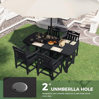 HDPE Outdoor Patio Dining Set