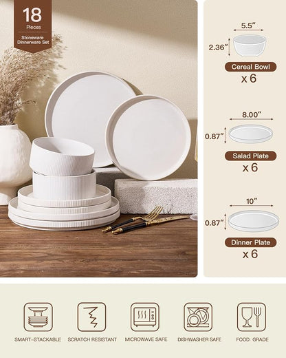 Stoneware Dinnerware Sets, Reactive Glaze Dishes Set