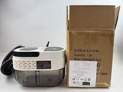 Steam Cleaner for Home, 2500w Steam Cleaner, High Pressure Steamer for Cleaning, 1.6L Water Tank, 3 Level Steam Control, High Heat Handheld Steamer for Kitchen, Bathroom, Upholstery, Car, Furniture