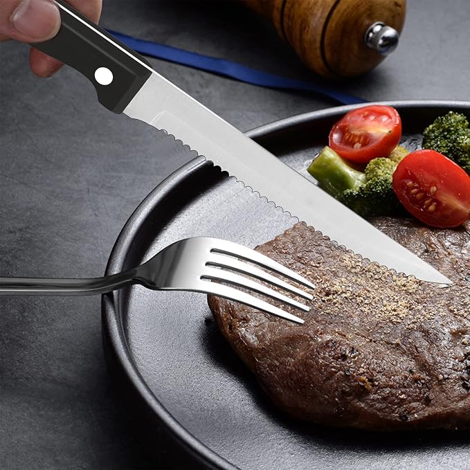 LIANYU 48-Piece Silverware Set for 8