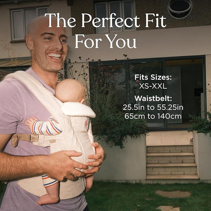 Ergobaby Omni Deluxe Baby Carrier Newborn to Toddler - Breathable Baby Carriers for Summer - All-Position Carrier with Enhanced Lumbar Support & Airflow (7-45 Pounds), Mesh, Midnight Blue