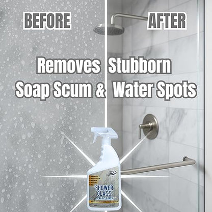 Black Diamond Stoneworks Shower Care Essentials –Natural Stone Shower Sealer, Glass Cleaner Spray & Soap Scum Remover – Professional Protection & Easy Cleaning for Bathrooms (3 Pack)