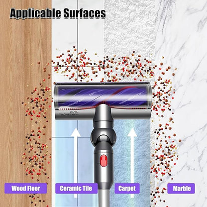 Upgrade Anti-Tangle Motorhead for Dyson V7 V8 V10 V11 V15 SV10 SV11 SV12 SV14 Vacuum Cleaner Replacement Cleaner Brush Head Replacement Parts for Dyson Hard Wood and Carpets
