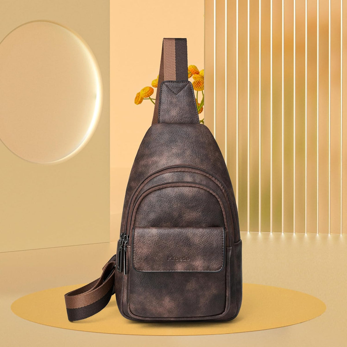 Sling Bag Crossbody Bags for Women Small Cross Body Bag Fanny Packs Chest Sling Purse for Daily Travel Leisure Sport