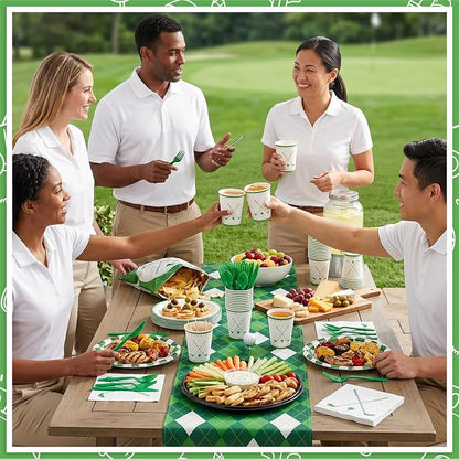 NatNarr Golf Party Supplies Set