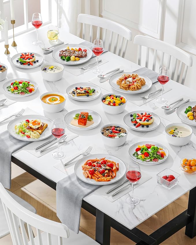 MALACASA 18-Piece Dinnerware Set