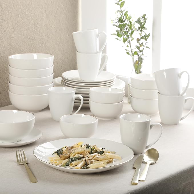 Gibson Home Ogalla 30 Piece Plates, & Mugs Dinnerware Set