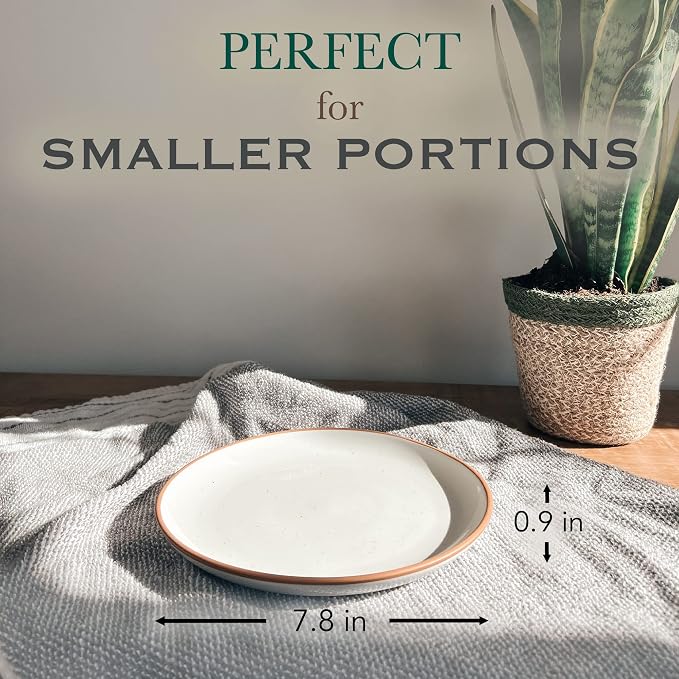 Mora Ceramic Plates Set, 7.8 in