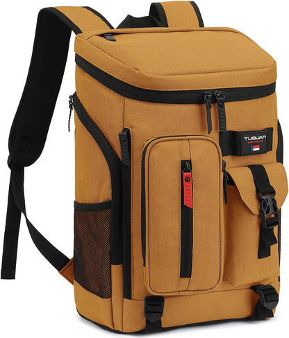 TUGUAN Cooler Backpack 36 Cans Insulated Leak Proof Lightweight Lunch Backpack for Men Work Portable Travel Thermal Bag Compartment Camping Hiking Beach Pincnic Cooler for Women
