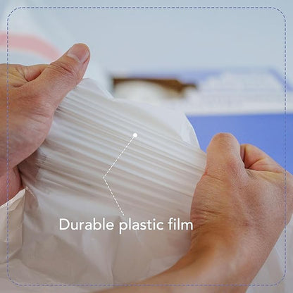 13 Gallon Drawstring Trash Bags, Lavender Scented 200 Count Tall Kichen Garbage Bags, Pre-Separated, Odor Control, Ultra Strong, Leakproof, Sturdy, White