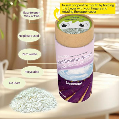DR.EASY Laundry Scent Boosters 312G,Lavender Scent Boosters for Washer，Bulk Laundry Booster Beads and fabric scent booster，Fresh Scented Clothes fo 12 Weeks