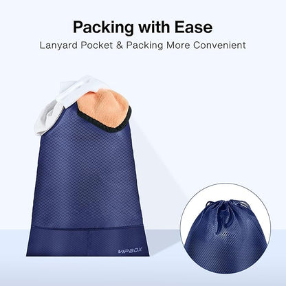 5 Set Packing Cubes Travel for Luggage Durable Suitcases Organizer Bags Lightweight Airplane Travel Vacation Essentials Accessories for Carry on (BLue)