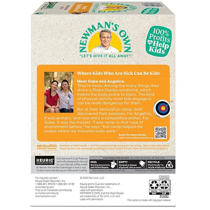 Newman's Own Organics Special Blend Decaf, Single-Serve Keurig K-Cup Pods, Medium Roast Coffee Pods, 96 Count