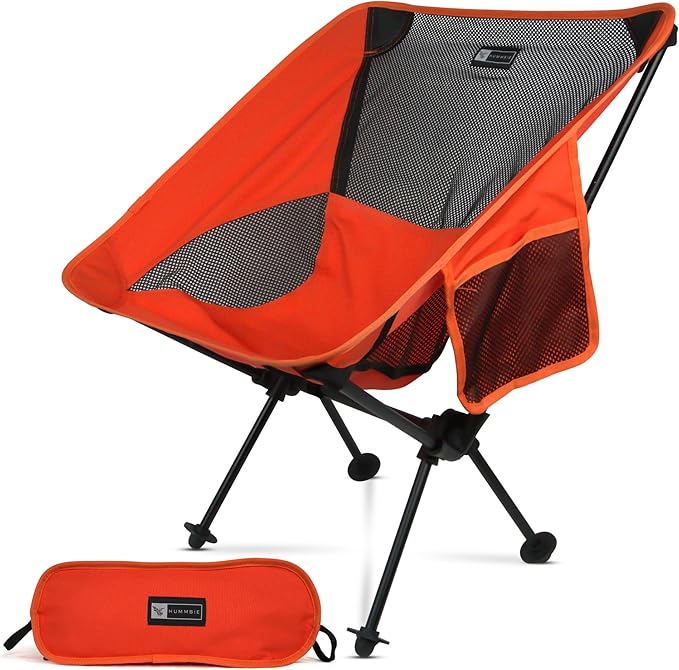 Portable Camping Chair - Light Weight Folding Chair with Compact Design for Camping, Backpacking, Hiking, Fishing, Beach or Any Other Outdoor Adventures