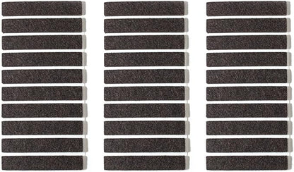Furnigear Felt Strips with Adhesive Backing for Furniture - Felt Furniture Pads for Hardwood Floors, Furniture Chair Feet Felt Pads, Furniture Floor Protector Sliders 30 Pcs 3 x 1/2" Rectangular Brown