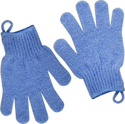 Exfoliating Glove - Body Scrub for Smooth and Soft Skin - Body Exfoliator for Ingrown Hair Dead Skin Remover and Itchy and Flaky Skin - Scrubber Shower Accessories 1 Pair Glove Mens Stocking Stuffer