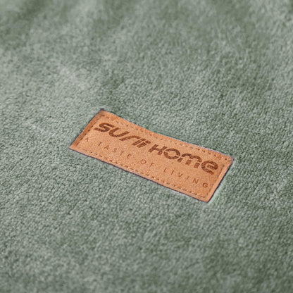 Surii Home Luxury Microfiber Flannel Blanket, Super Soft, Warm, Cozy, Fluffy, and Breathable, Perfect Throws for Bed, Couch, Sofa, for All Season Use. 350GSM Travel Size 50x60 Inches (Oliver Green)
