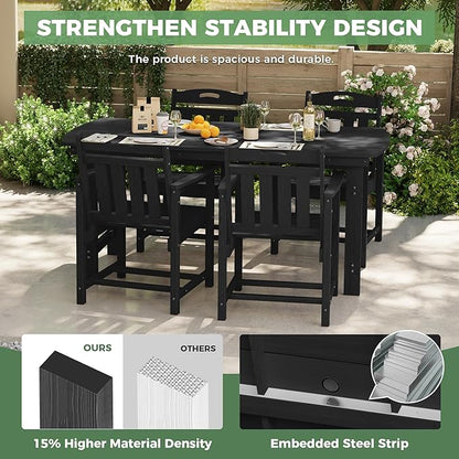 HDPE Outdoor Patio Dining Set