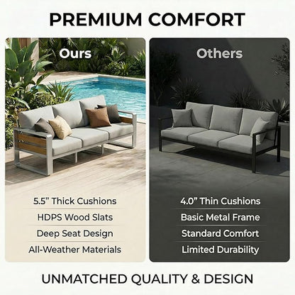 ZANDOR Aluminum Outdoor Patio Furniture