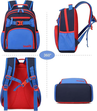 Cute Mini Toddler Backpacks for Boys 2-4 Little Kids Backpack Preschool Bookbag (Navy Blue Black)