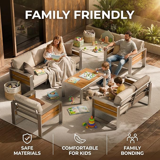 ZANDOR Aluminum Outdoor Patio Furniture