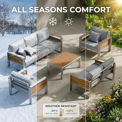 ZANDOR Aluminum Outdoor Patio Furniture