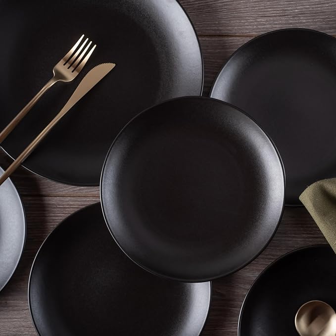Porto by Stone Lain Semplice 12-Piece Premium Kitchen & Dining Dinnerware Set