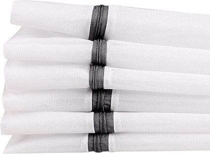 BAGAIL Laundry Bags Mesh Wash Bag for Intimates Lingerie and Delicates,6Pcs(3L,3M)