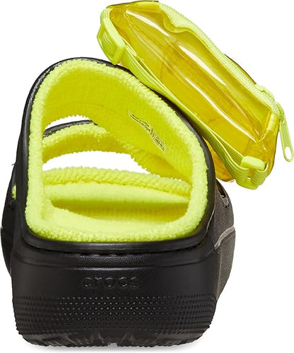 Crocs Unisex Adult Classic Cozzzy Towel Sandals, Fuzzy Slippers and Slides
